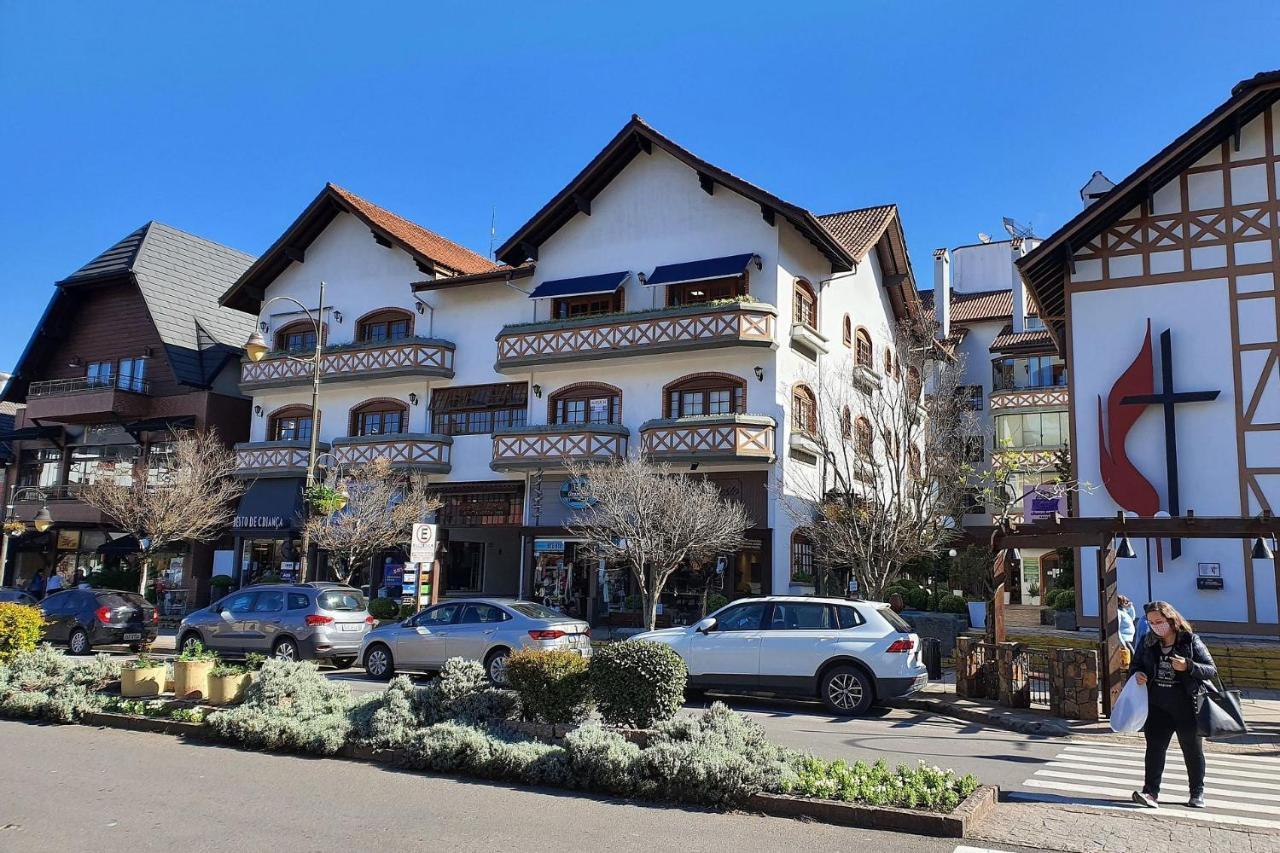 Ap. De 4 Quartos Com Ar A 150M Da Rua Coberta Gramado Dış mekan fotoğraf